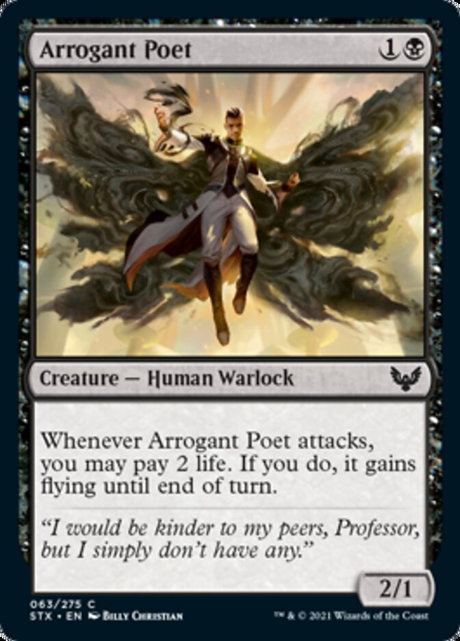 Arrogant Poet [Strixhaven: School of Mages] | Fandemonia Ltd