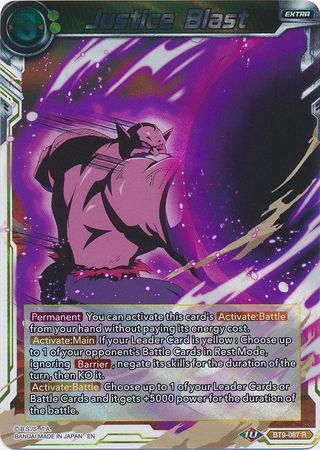 Justice Blast [BT9-067] | Fandemonia Ltd