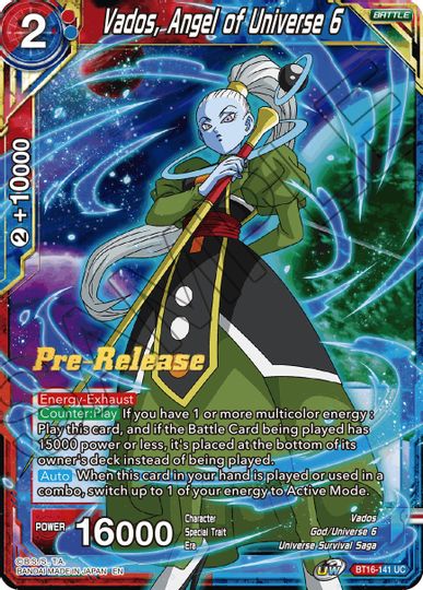 Vados, Angel of the Universe 6 (BT16-141) [Realm of the Gods Prerelease Promos] | Fandemonia Ltd