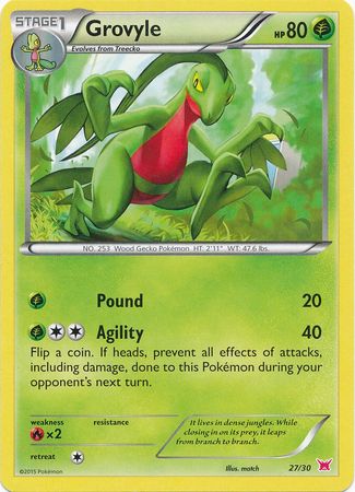 Grovyle (27/30) [XY: Trainer Kit 2 - Latias] | Fandemonia Ltd