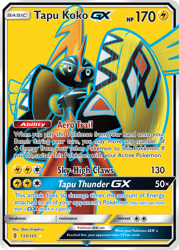 Tapu Koko GX (135/145) [Sun & Moon: Guardians Rising] | Fandemonia Ltd