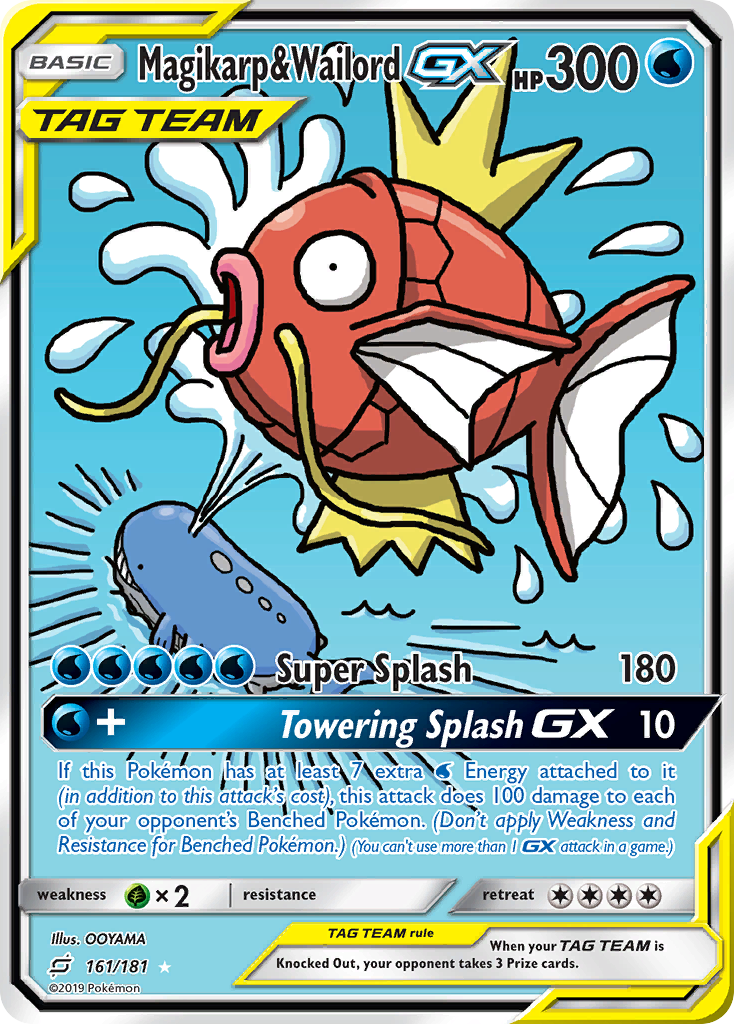 Magikarp & Wailord GX (161/181) [Sun & Moon: Team Up] | Fandemonia Ltd