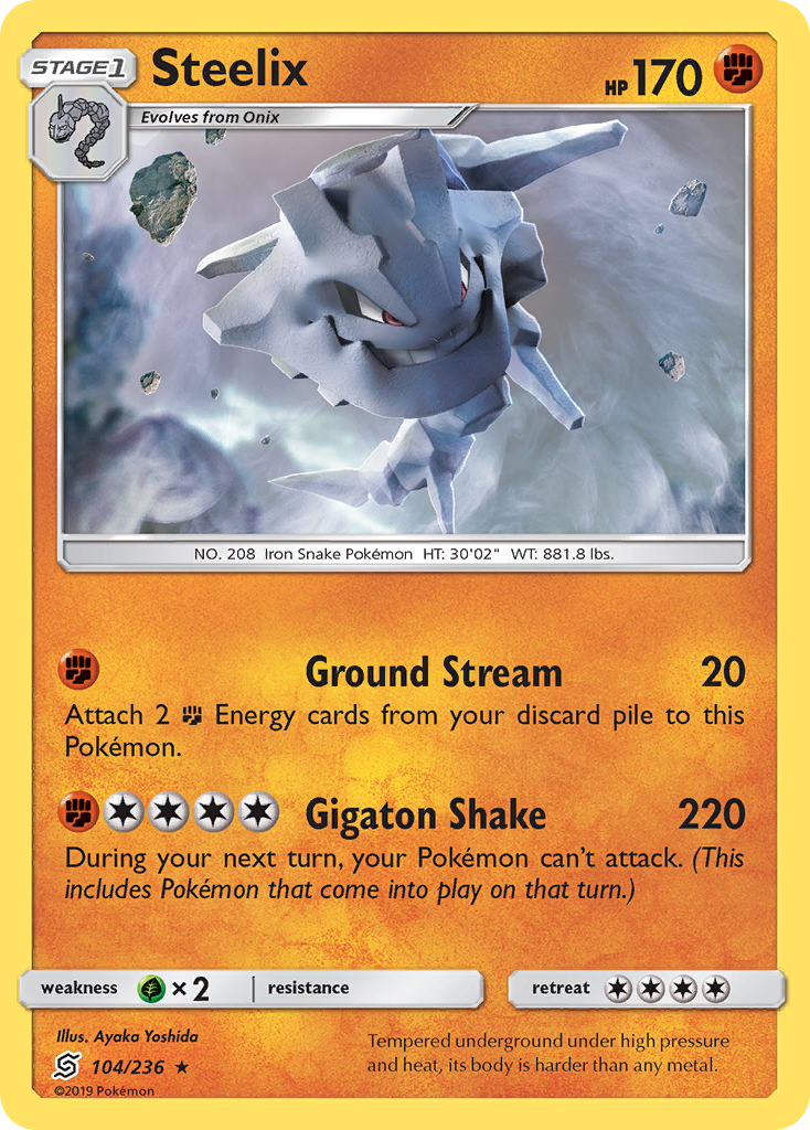 Steelix (104/236) [Sun & Moon: Unified Minds] | Fandemonia Ltd