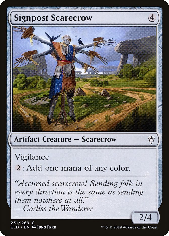 Signpost Scarecrow [Throne of Eldraine] | Fandemonia Ltd