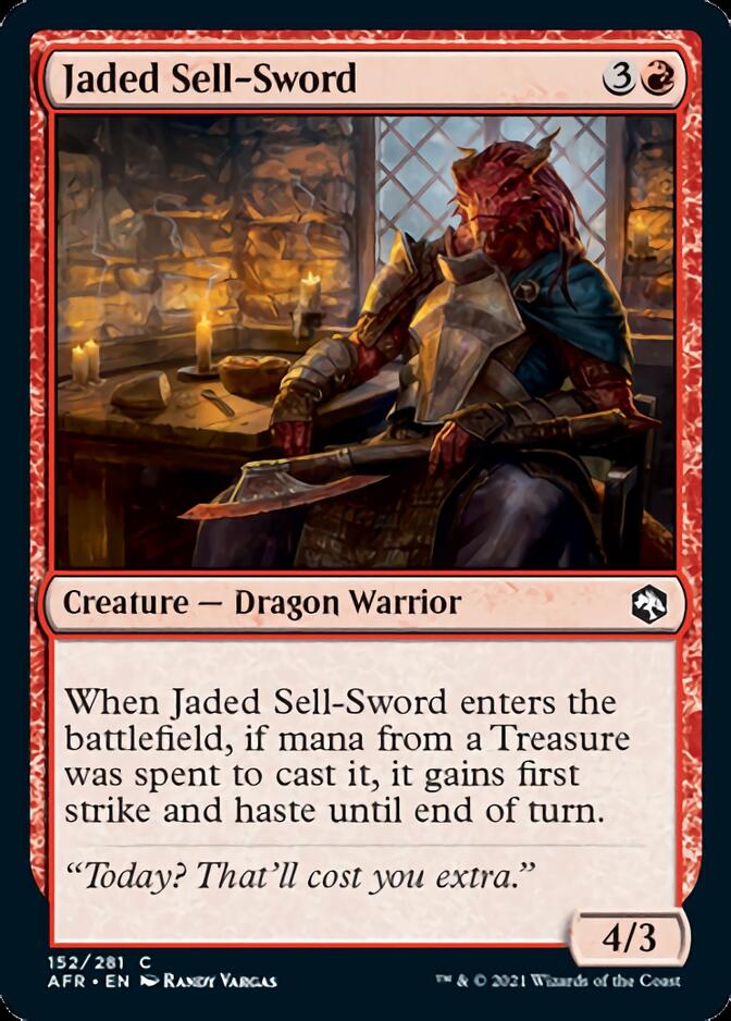 Jaded Sell-Sword [Dungeons & Dragons: Adventures in the Forgotten Realms] | Fandemonia Ltd