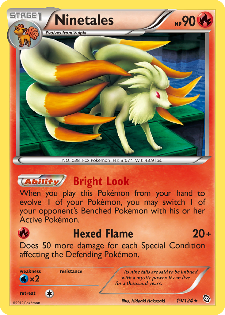 Ninetales (19/124) [Black & White: Dragons Exalted] | Fandemonia Ltd