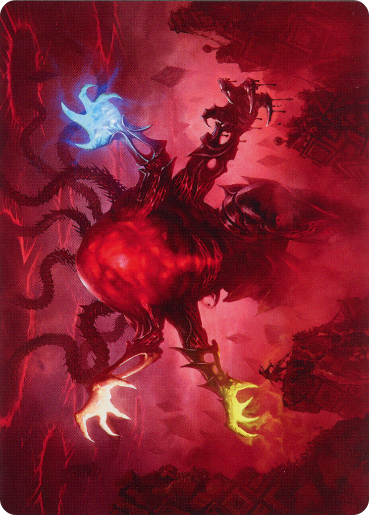 Omnath, Locus of All Art Card (51) [March of the Machine Art Series] | Fandemonia Ltd