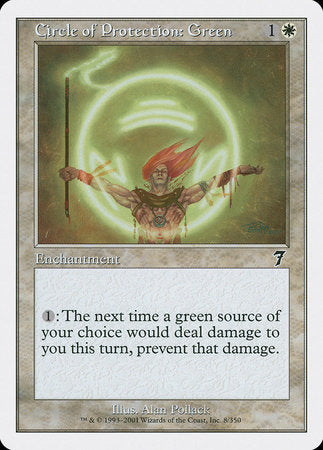 Circle of Protection: Green [Seventh Edition] | Fandemonia Ltd