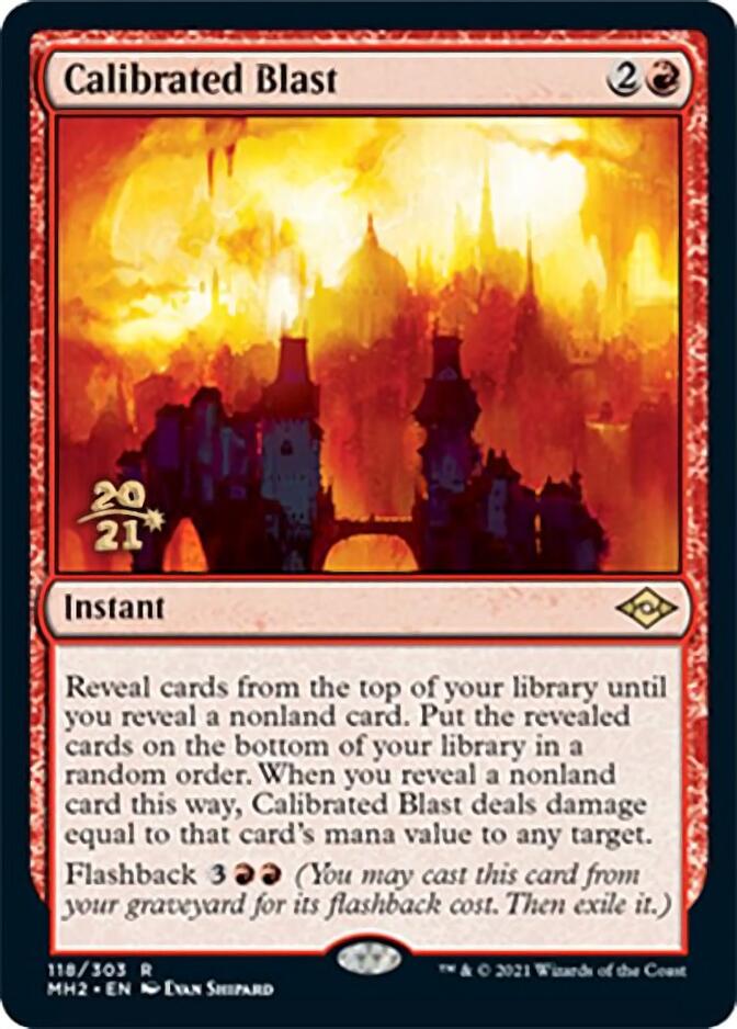 Calibrated Blast [Modern Horizons 2 Prerelease Promos] | Fandemonia Ltd