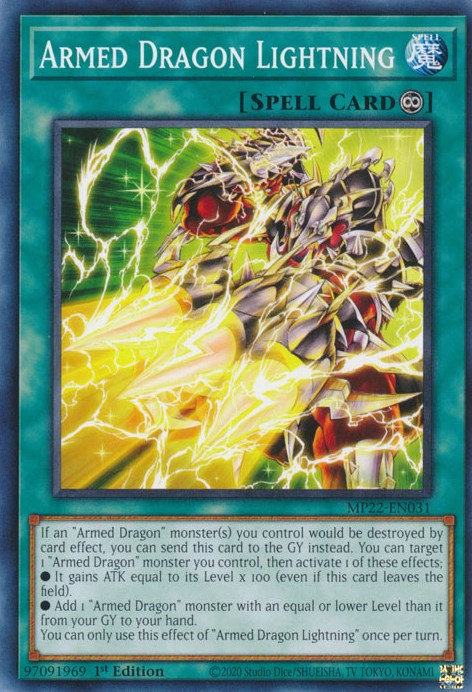 Armed Dragon Lightning [MP22-EN031] Common | Fandemonia Ltd