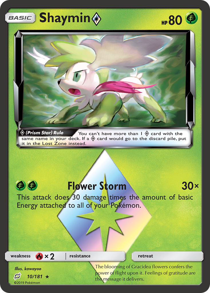 Shaymin (10/181) (Prism Star) [Sun & Moon: Team Up] | Fandemonia Ltd