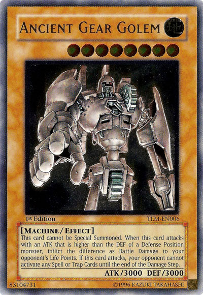 Ancient Gear Golem [TLM-EN006] Ultimate Rare | Fandemonia Ltd