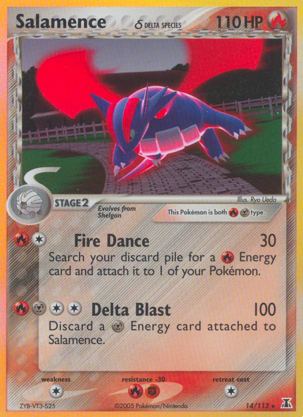 Salamence (14/113) (Delta Species) [EX: Delta Species] | Fandemonia Ltd