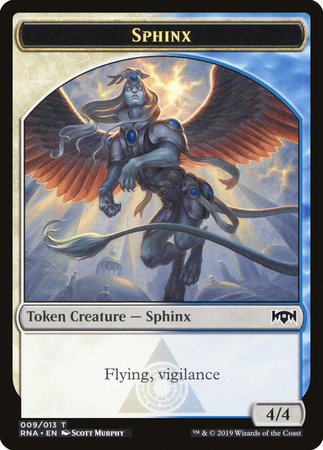 Sphinx Token [Ravnica Allegiance Tokens] | Fandemonia Ltd