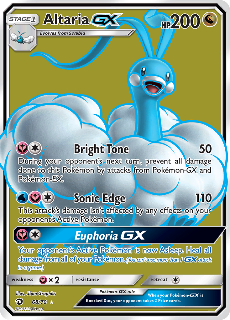 Altaria GX (68/70) [Sun & Moon: Dragon Majesty] | Fandemonia Ltd