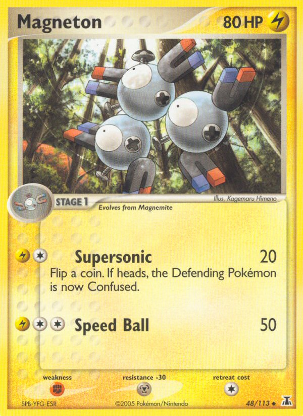 Magneton (48/113) [EX: Delta Species] | Fandemonia Ltd