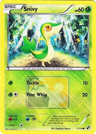 Snivy (1/114) (League Promo) [Black & White: Base Set] | Fandemonia Ltd