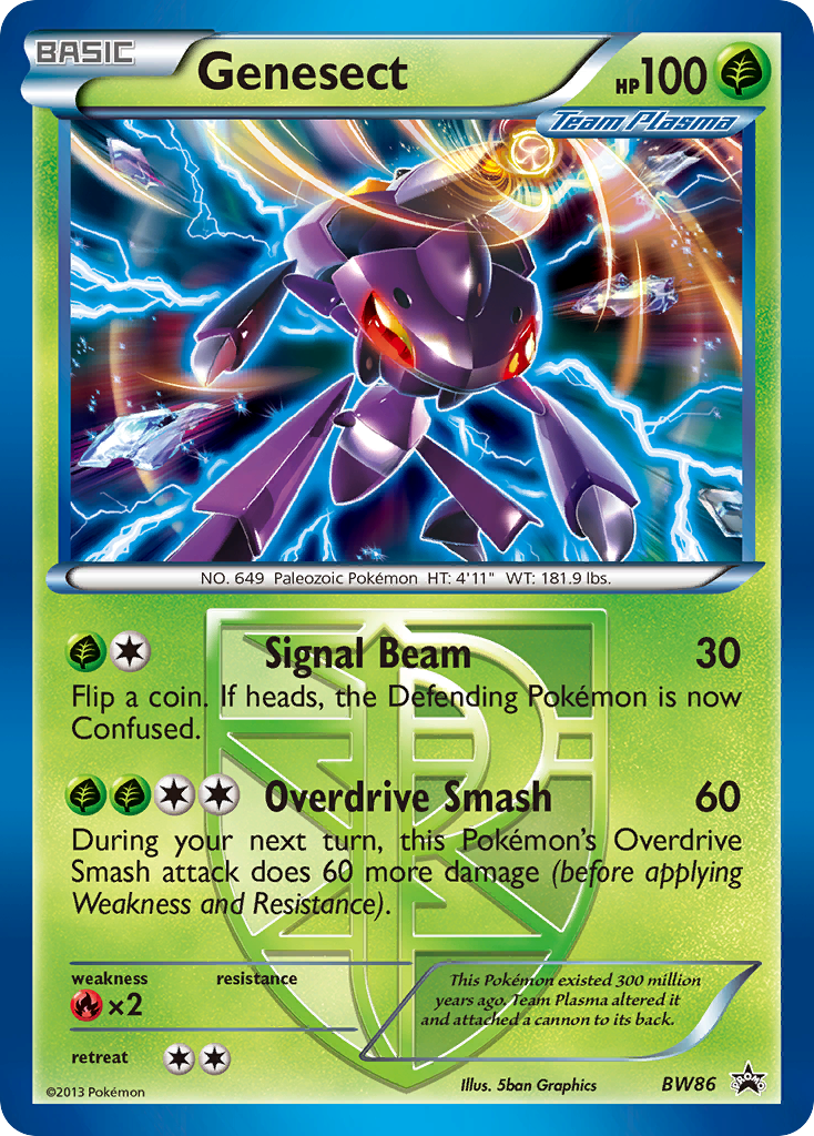 Genesect (BW86) (Team Plasma) [Black & White: Black Star Promos] | Fandemonia Ltd