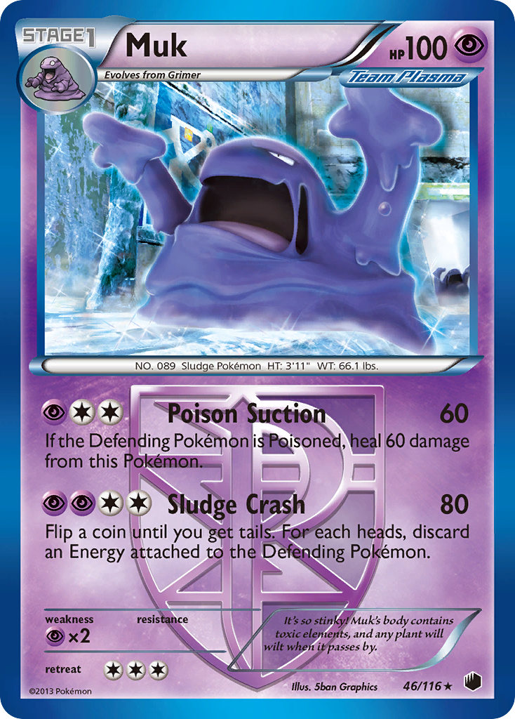 Muk (46/116) [Black & White: Plasma Freeze] | Fandemonia Ltd