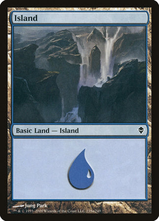 Island (235a) [Zendikar] | Fandemonia Ltd