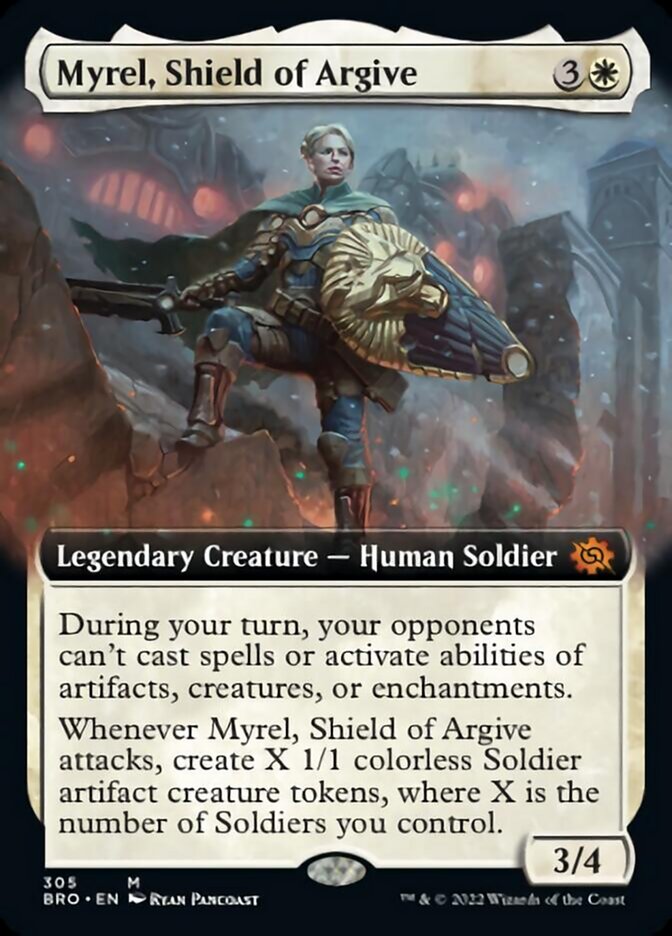 Myrel, Shield of Argive (Extended Art) [The Brothers' War] | Fandemonia Ltd