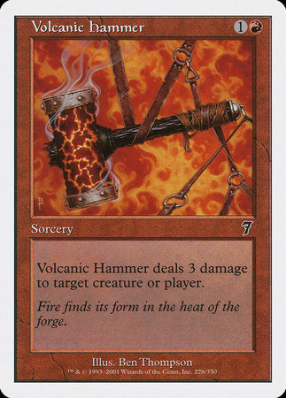 Volcanic Hammer [Seventh Edition] | Fandemonia Ltd