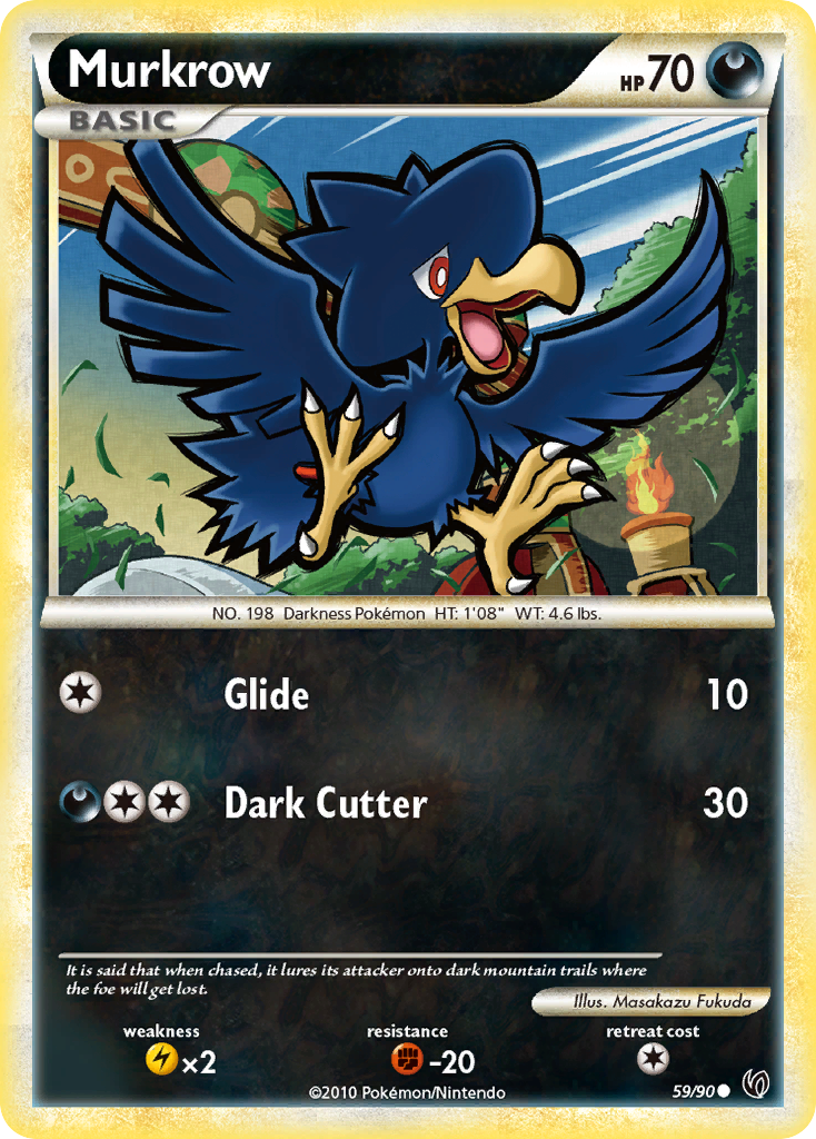 Murkrow (59/90) [HeartGold & SoulSilver: Undaunted] | Fandemonia Ltd