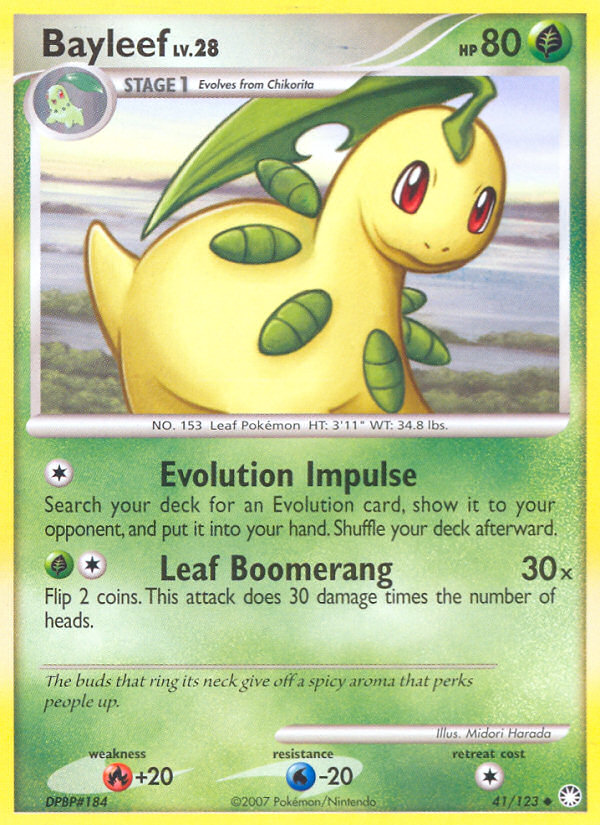 Bayleef (41/123) [Diamond & Pearl: Mysterious Treasures] | Fandemonia Ltd