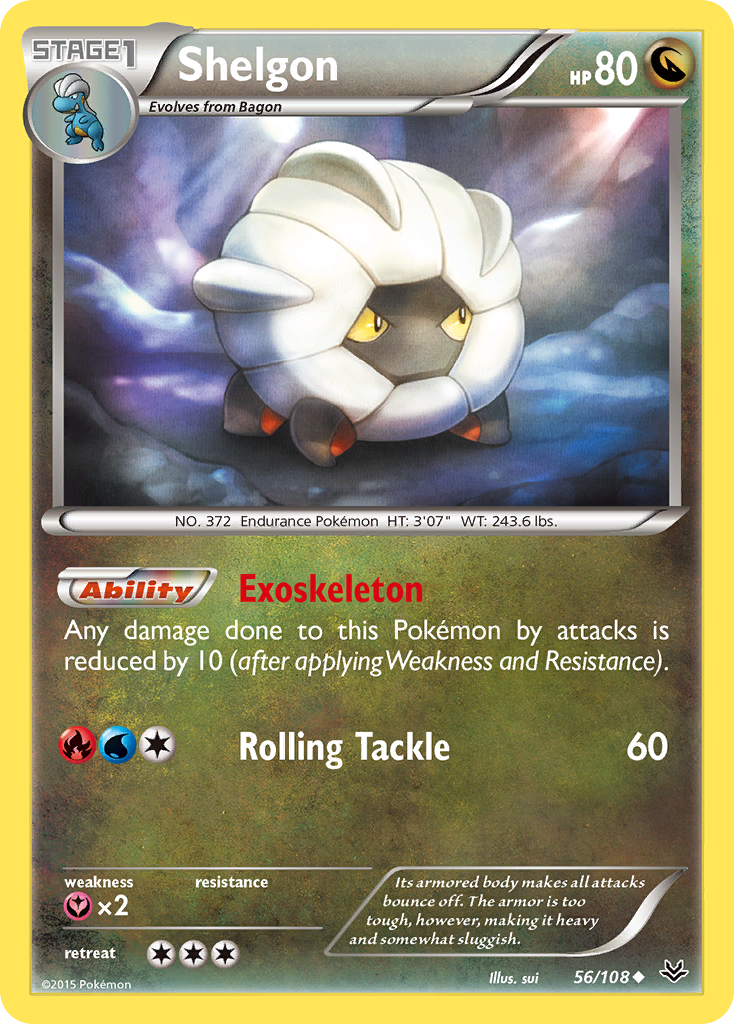 Shelgon (56/108) [XY: Roaring Skies] | Fandemonia Ltd