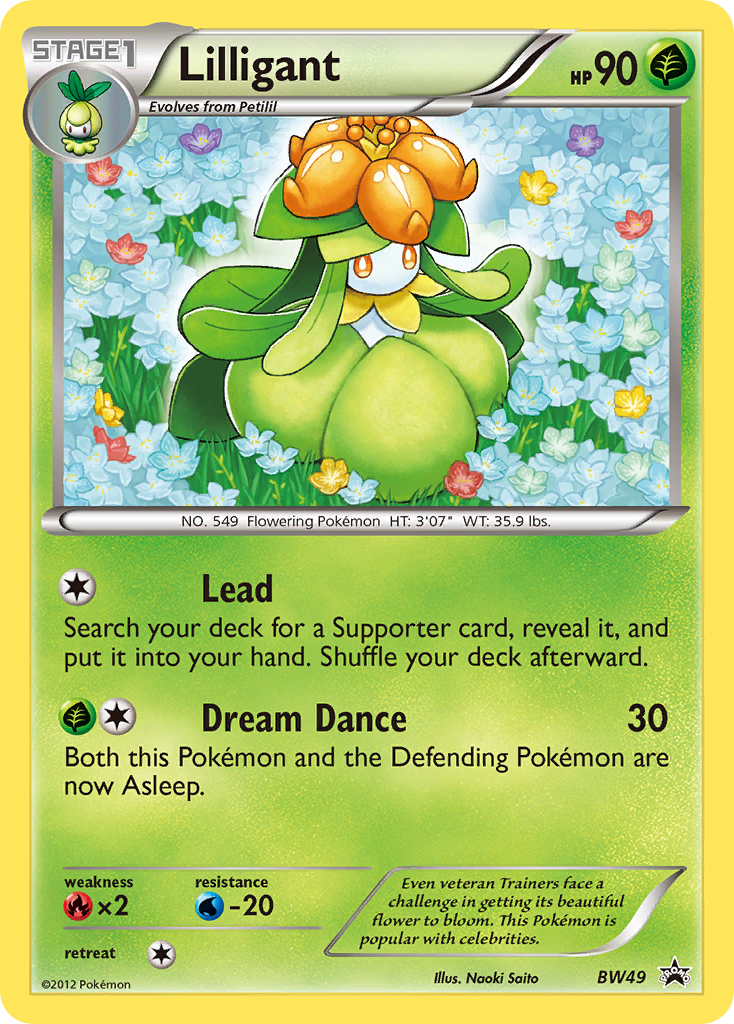 Lilligant (BW49) [Black & White: Black Star Promos] | Fandemonia Ltd