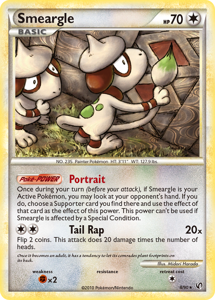 Smeargle (8/90) [HeartGold & SoulSilver: Undaunted] | Fandemonia Ltd