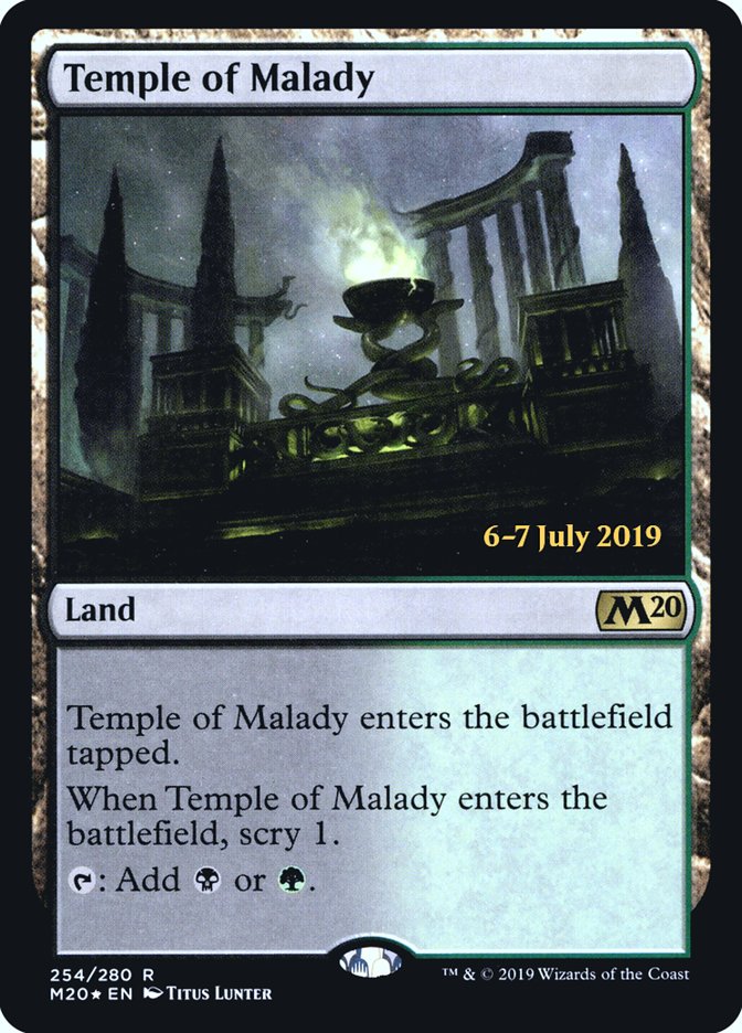 Temple of Malady  [Core Set 2020 Prerelease Promos] | Fandemonia Ltd