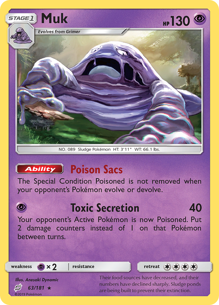 Muk (63/181) [Sun & Moon: Team Up] | Fandemonia Ltd