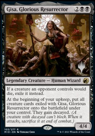 Gisa, Glorious Resurrector (Promo Pack) [Innistrad: Midnight Hunt Promos] | Fandemonia Ltd