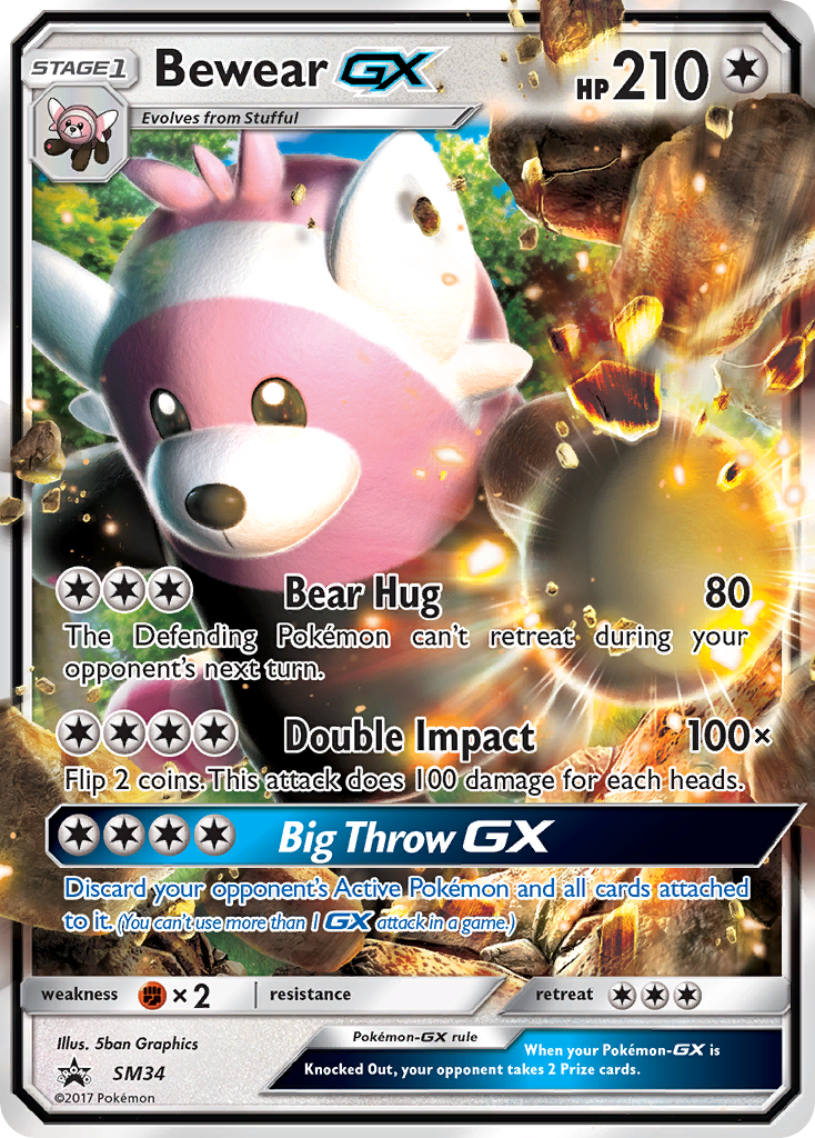 Bewear GX (SM34) [Sun & Moon: Black Star Promos] | Fandemonia Ltd