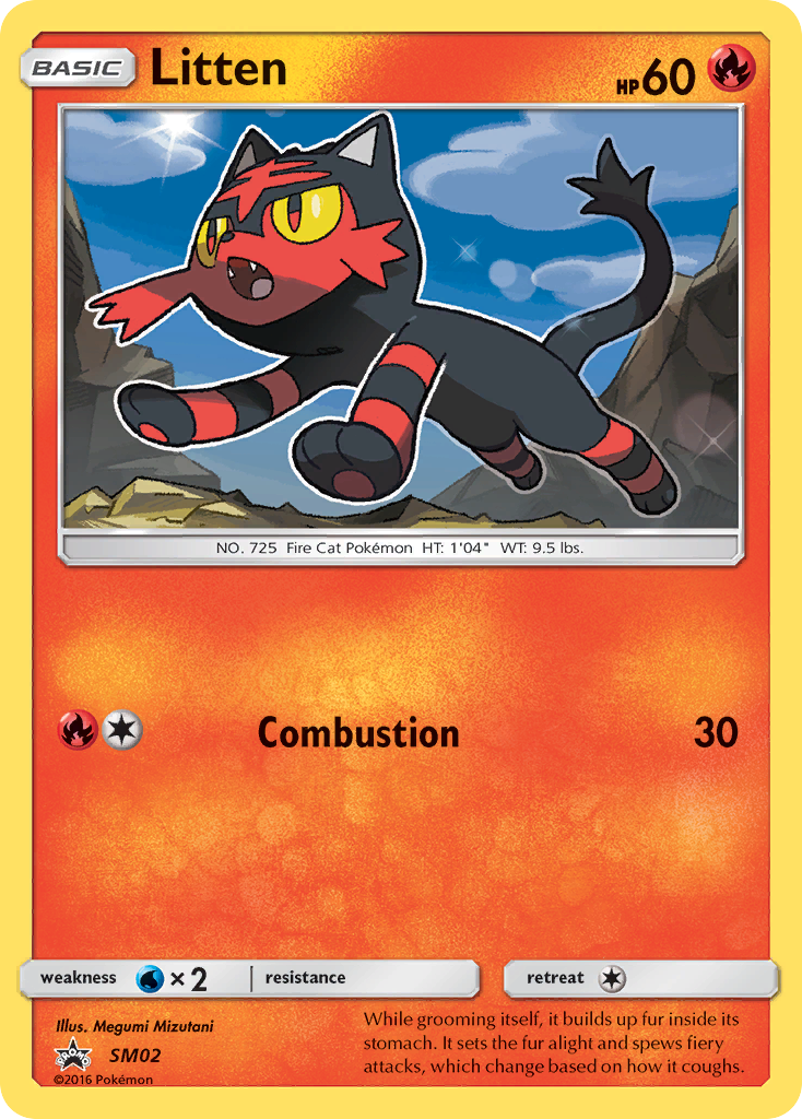 Litten (SM02) [Sun & Moon: Black Star Promos] | Fandemonia Ltd