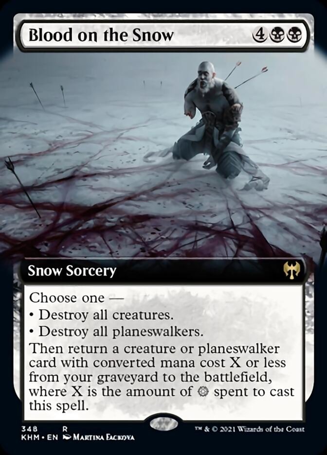 Blood on the Snow (Extended Art) [Kaldheim] | Fandemonia Ltd