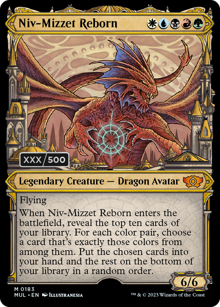 Niv-Mizzet Reborn (Serialized) [Multiverse Legends] | Fandemonia Ltd