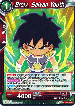 Broly, Saiyan Youth [BT11-018] | Fandemonia Ltd