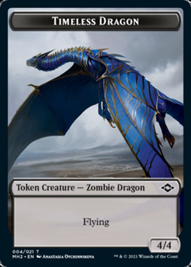 Timeless Dragon Token [Modern Horizons 2 Tokens] | Fandemonia Ltd