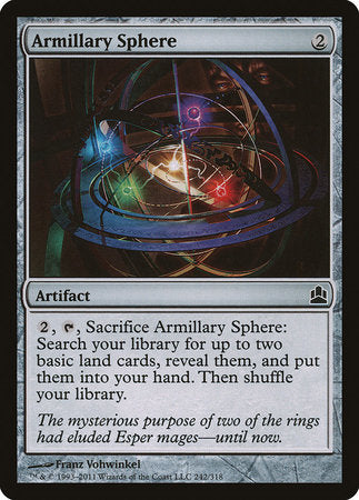 Armillary Sphere [Commander 2011] | Fandemonia Ltd