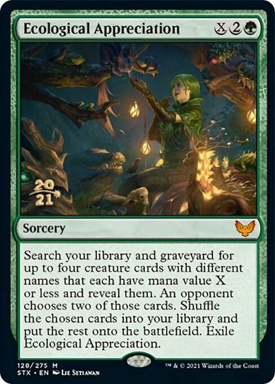 Ecological Appreciation [Strixhaven: School of Mages Prerelease Promos] | Fandemonia Ltd