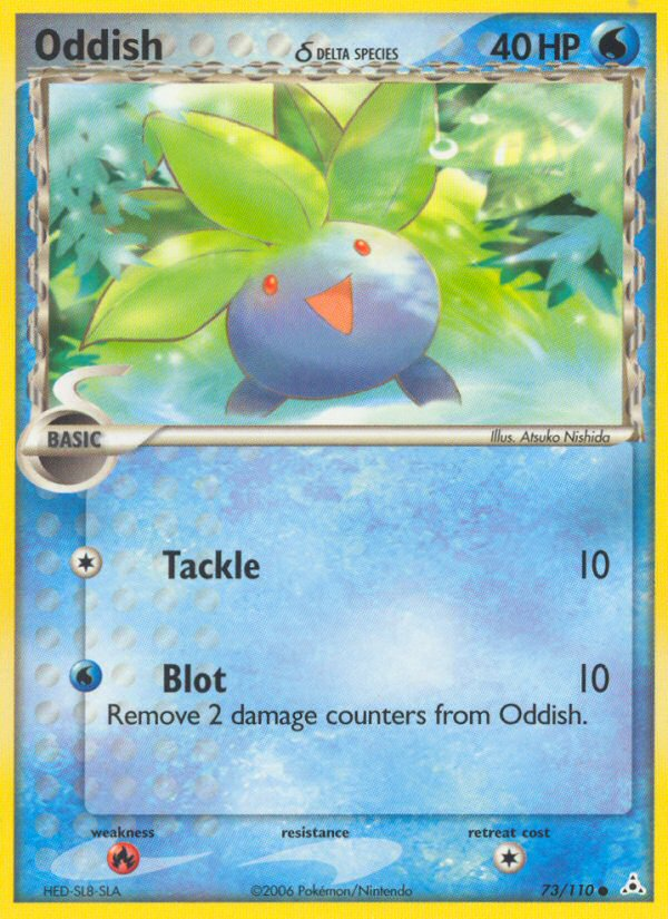 Oddish (73/110) (Delta Species) [EX: Holon Phantoms] | Fandemonia Ltd