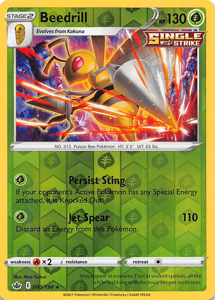 Beedrill (003/198) [Sword & Shield: Chilling Reign] | Fandemonia Ltd