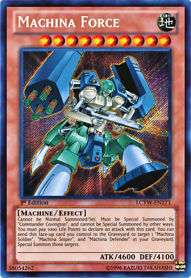 Machina Force [LCYW-EN171] Secret Rare | Fandemonia Ltd