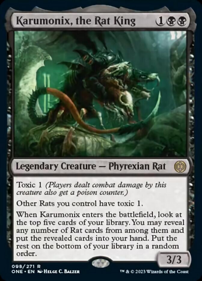 Karumonix, the Rat King [Phyrexia: All Will Be One] | Fandemonia Ltd