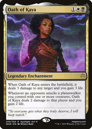 Oath of Kaya [War of the Spark] | Fandemonia Ltd