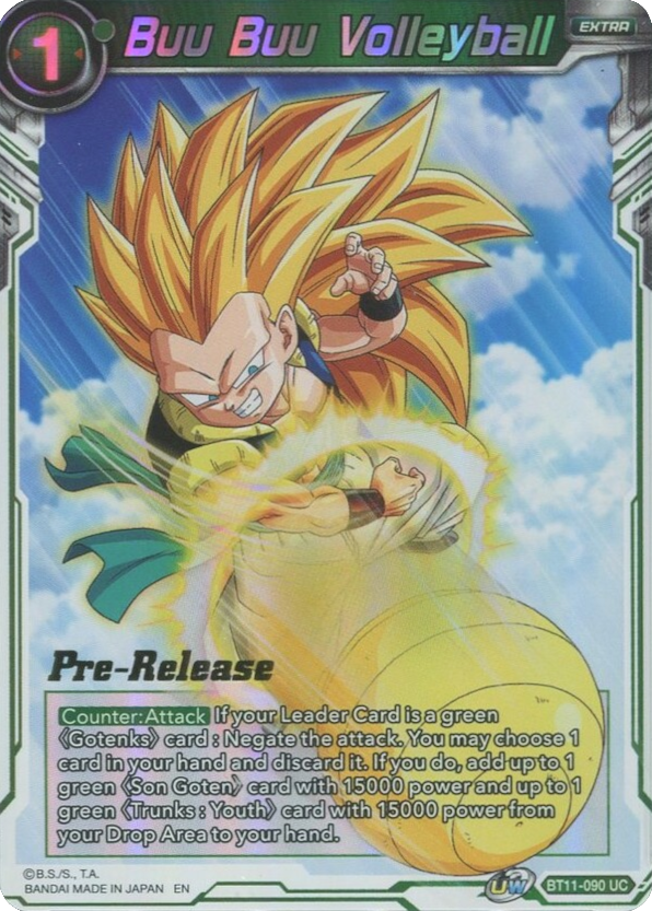 Buu Buu Volleyball (BT11-090) [Vermilion Bloodline Prerelease Promos] | Fandemonia Ltd