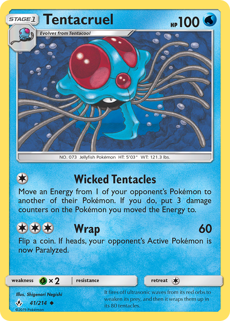 Tentacruel (41/214) [Sun & Moon: Unbroken Bonds] | Fandemonia Ltd