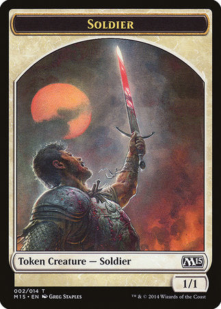 Soldier Token [Magic 2015 Tokens] | Fandemonia Ltd